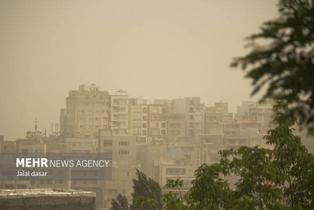 پیش‌بینی خیزش گرد و خاک در البرز