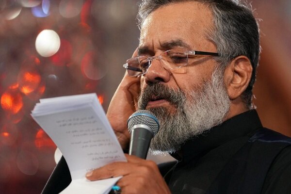 مدح مولا امیرالمؤمنین(ع) با نوای گرم محمود کریمی در حرم امام رضا(ع)