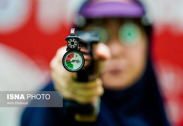 دعوت دختر خوزستانی به اردوی تیم ملی پاراتیراندازی