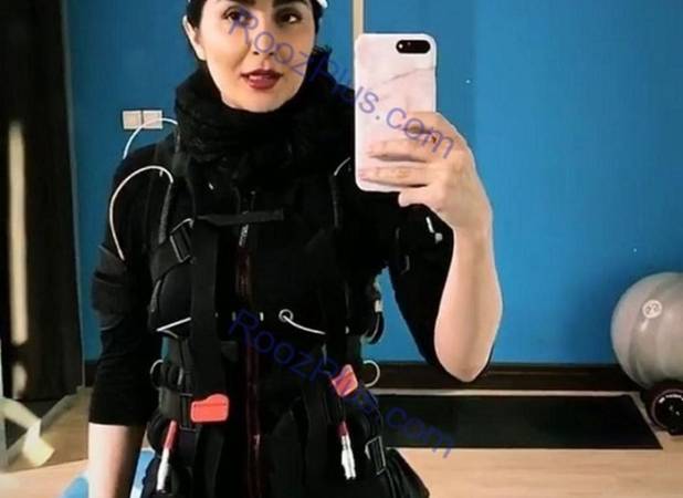 تصویری از مریم معصومی در باشگاه ورزشی زنانه