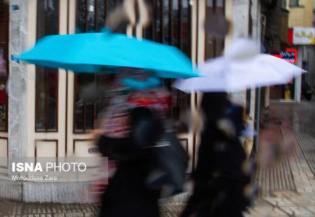 خوزستان، رگبار و رعد و برف