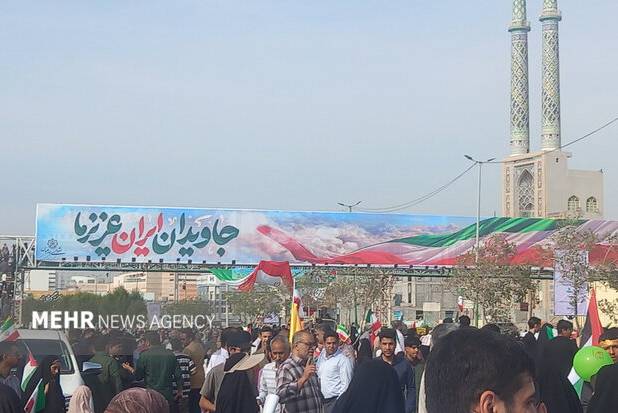 آغاز راهپیمایی ۲۲ بهمن در بندرعباس