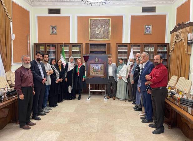 کمتر از یک ماه تا نمایش تابلوی فاخر سوخت معرق باقی است