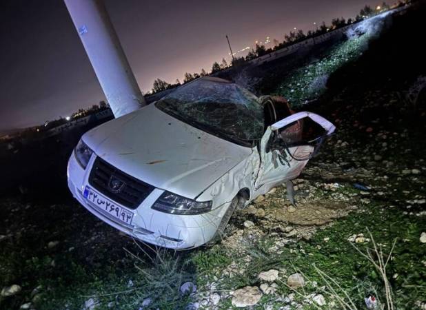 واژگونی خودرو در محور جم به سیراف  ۲ مصدوم داشت