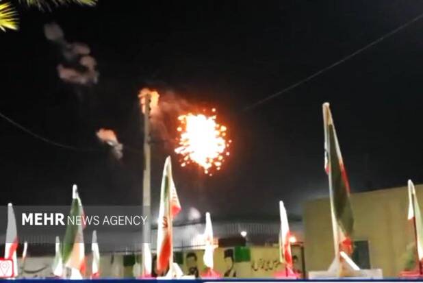 طنین شعار الله اکبر در بیرجند