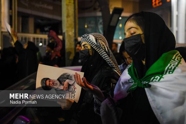 تجمع سپیدپوشان در سوگ شهادت رهبر معظم انقلاب اسلامی