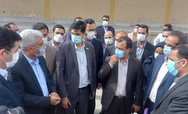 بازدید وزیر اقتصاد از بندر خشک «آپرین» اسلامشهر