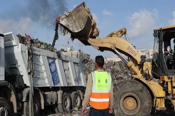 سازمان ملل: جمع‌آوری آوار و مدیریت پسماند در غزه آغاز شد