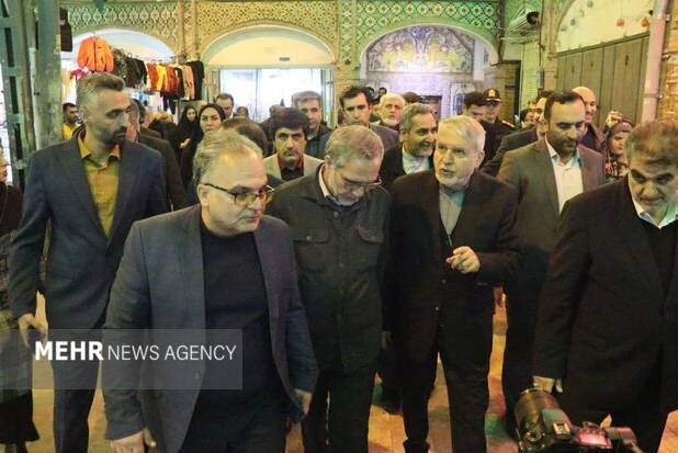 بازدید وزیر میراث فرهنگی از طرح بازارچه سمنان