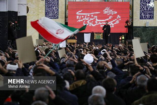 عزاداری پرشور هیئت های مذهبی زنجان در سوگ رهبر شهید