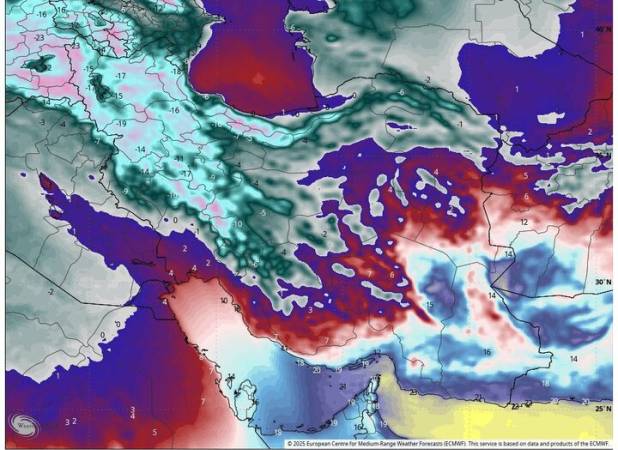 سرعت باد در همدان به ۶۰ کیلومتر در ساعت رسید