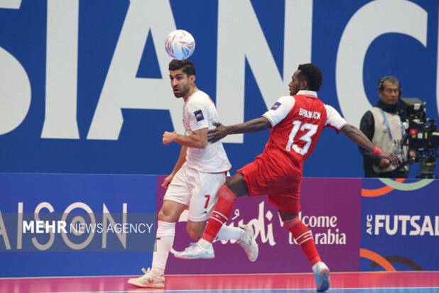 تیم ملی فوتسال ایران با اندونزی مساوی کرد/ ادامه بازی در وقت اضافه