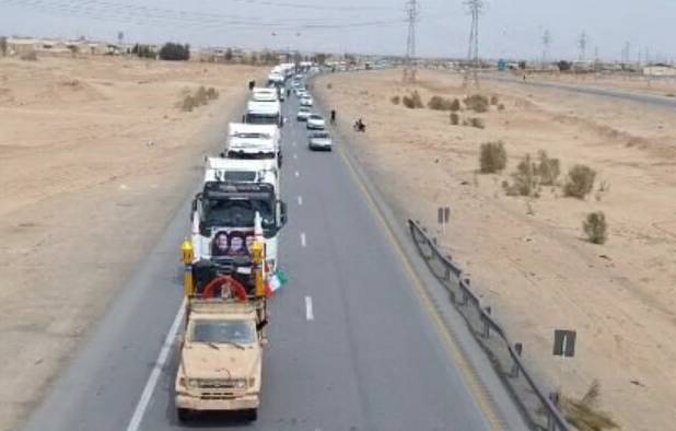 بیعت کامیون‌داران داران سمنانی با رهبر معظم انقلاب