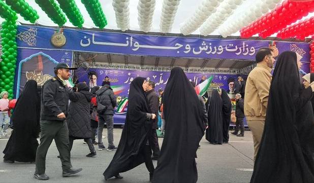 گزارش ایسنا از حضور جامعه ورزش در راهپیمایی ۲۲ بهمن