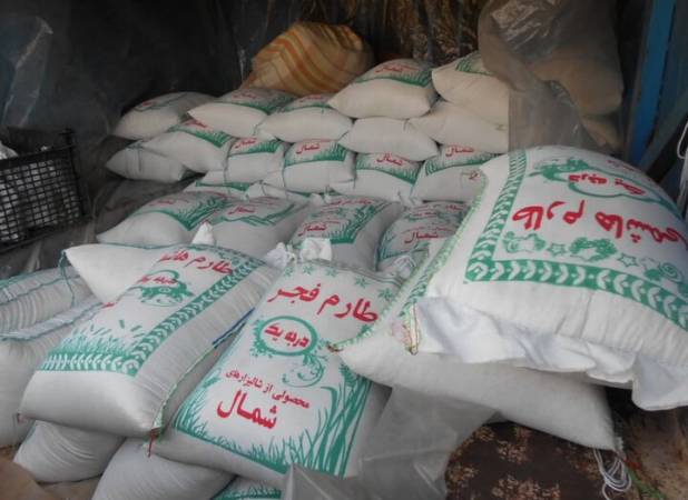 سرهنگ خوش خلقت: ۹۵ تُن برنج احتکار شده در رشت کشف شد