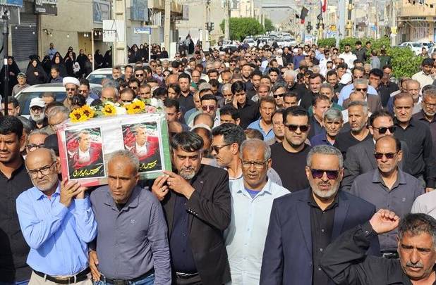 تشییع شهید «مجید بحرانی» مجاهد جبهه اقتصاد 