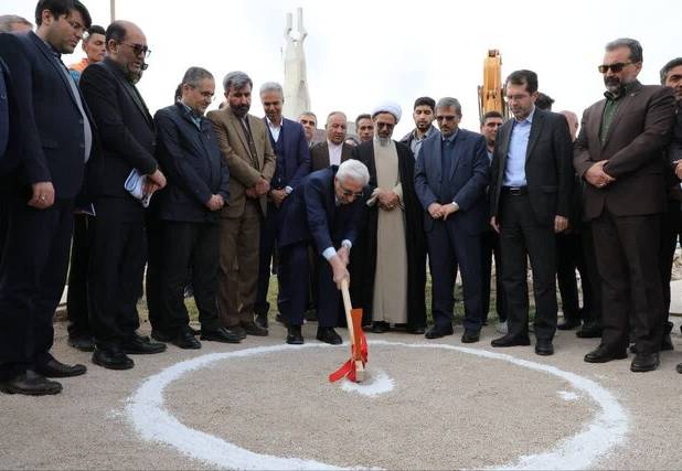 آیین کلنگ‌زنی یک پروژه تقاطع غیرهمسطح در بجنورد برگزار شد