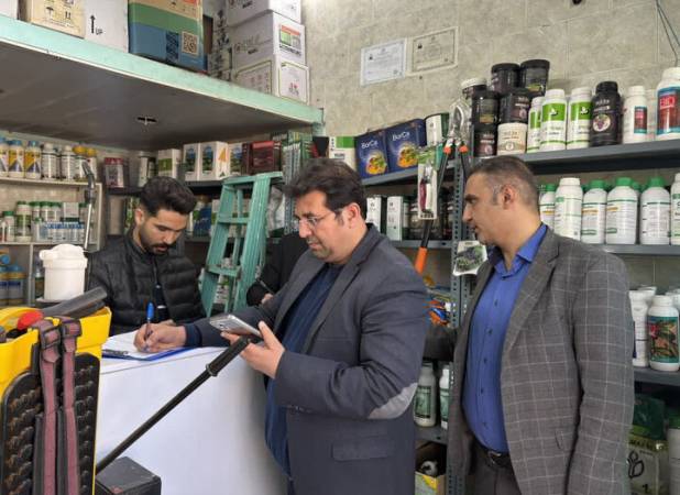 مانور کنترل واحدهای عرضه آفت‌کش‌های کشاورزی در سمنان