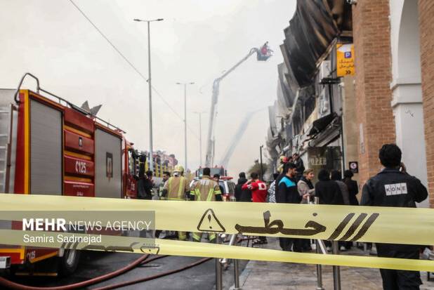 حریق انبار لوازم خانگی در اصفهان مهار شد