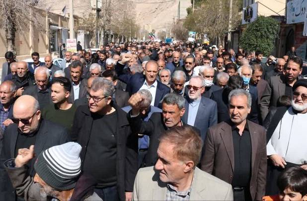 دهلران در شب هشتم سوگ رهبر شهید انقلاب اسلامی