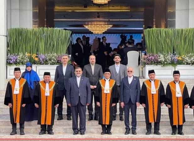 دیدار معاون امور بین‌الملل قوه قضاییه با وزیر حقوق بشر اندونزی