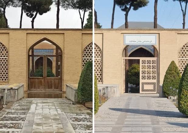 تعویض درب ورودی غربی کاخ چهلستون؛ تصمیمی برای حفاظت یا هویت‌زدایی؟