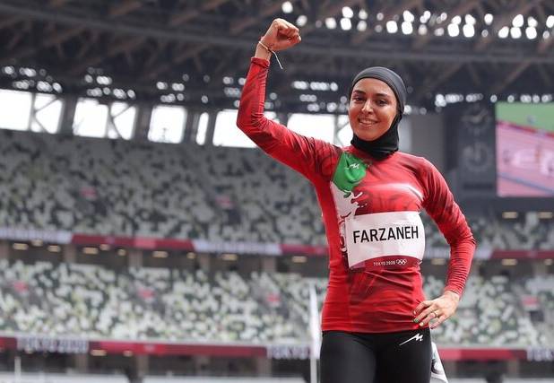 دومی فرزانه فصیحی در رقابت داخل سالن آلمان 