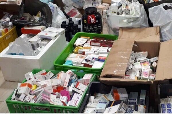 کشف انبار داروی غیرمجاز ۴.۵ میلیاردی در جنوب تهران