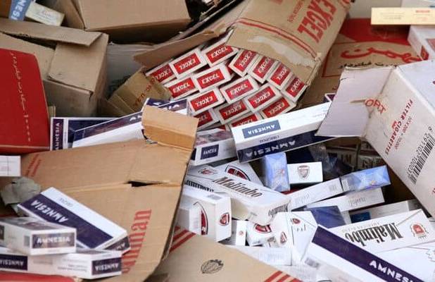 توقیف محموله میلیاردی سیگار قاچاق در ایست و بازرسی شهید زارعی بهار