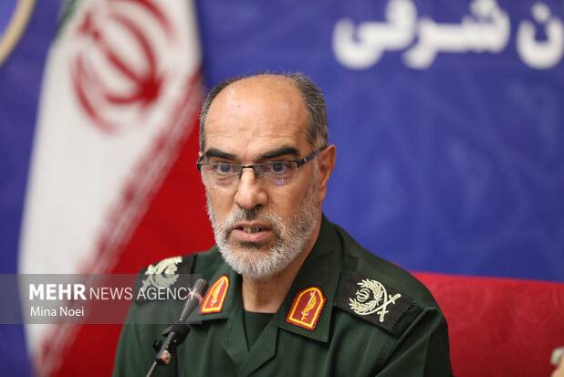 قدردانی فرمانده سپاه عاشورا از حضور حماسی مردم آذربایجان در ۲۲ بهمن