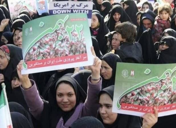 مردم تربت حیدریه در راهپیمایی ۲۲ بهمن حماسه ای ماندگار خلق کردند 