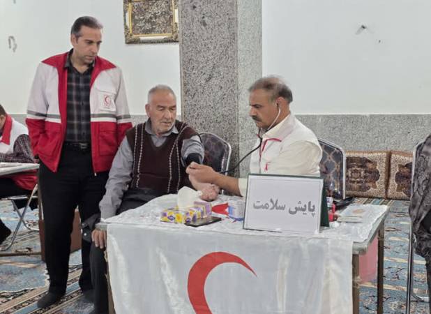 روستای همت‌آباد شهرستان تفت میزبان همت‌بلند داوطلبان جمعیت هلال‌احمر