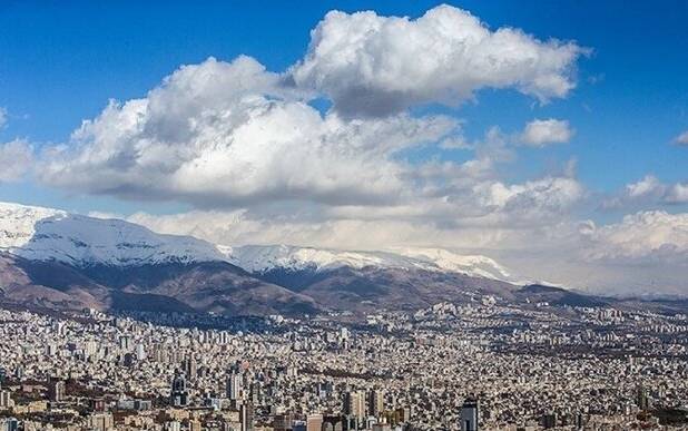 هوای تهران در آخرین روز دی‌ماه سالم است