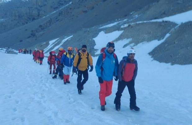 برگزاری دوره تخصصی جستجو و نجات در برف و بهمن در سی‌سخت