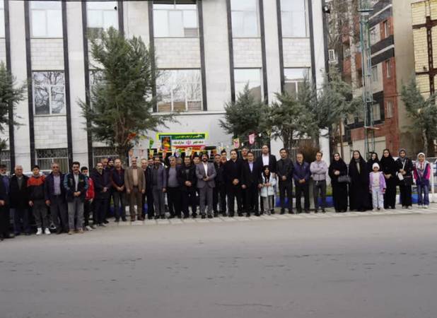 شرکت جامعه ورزش و جوانان خرم‌آباد در راهپیمایی ۲۲ بهمن