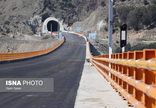 بازگشایی آزادراه قزوین - رشت پس از رفع ریزش کوه