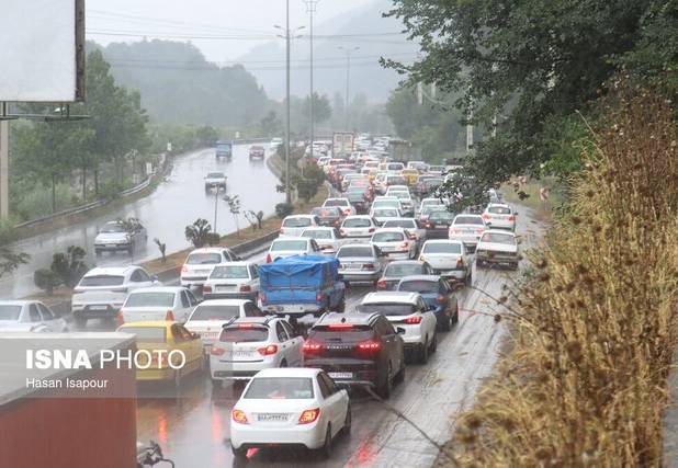 ترافیک ۳ کیلومتری در آزادراه کرج - قزوین به‌دلیل تخطی از سرعت مطمئنه