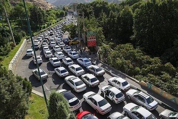 ترافیک سنگین در محورهای شمالی کشور