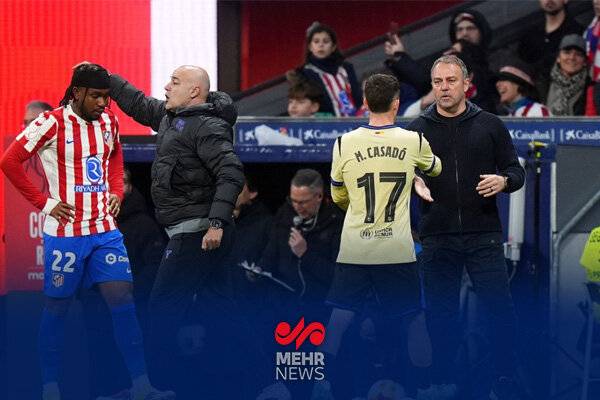 اتلتیکومادرید ۴-۰ بارسلونا؛ درخشش شاگردان فلیک در یک نیمه بازی