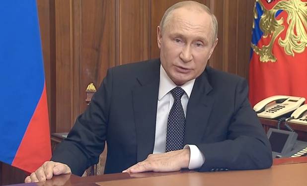 پوتین اعلام بسیج عمومی کرد