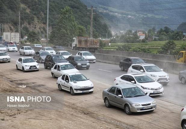 ترافیک نیمه‌سنگین در آزادراه‌های قزوین