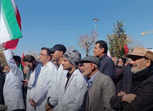 تجمع اساتید و دانشجویان استان مرکزی در سوگ رهبر شهید امت 