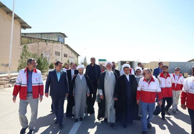 رونمایی از بیمارستان صحرایی مجهز و مستقل هلال‌احمر کرمان