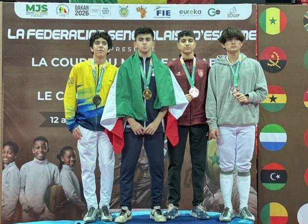 قهرمانی شمشیرباز نوجوان ایران در جام جهانی سنگال