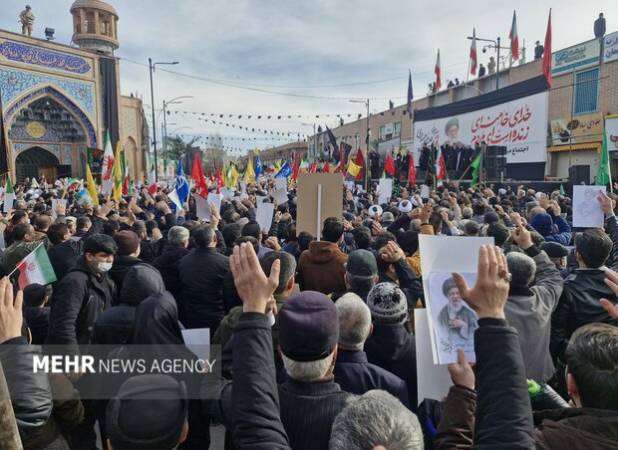 تجمع عاشورایی مردم اردبیل در فراق رهبر شهید و شهدای مظلوم
