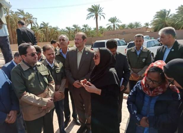 بازدید معاون وزیر جهاد کشاورزی از قنوات ثبت جهانیِ بم 