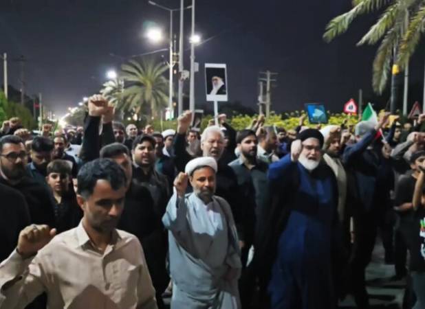 اجتماع مردم «چابهار» در سوگ رهبر شهید