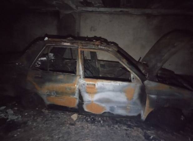 گزارشی از وقوع آتش‌سوزی در پارکینگ یک ساختمان در پیشوا