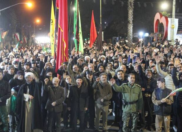 حماسه پرشور آستارایی‌ها در پنجمین شب از سوگ رهبر شهید