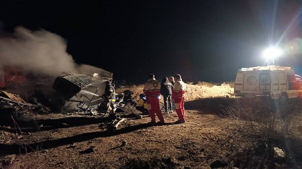 تصادف زنجیره‌ای در محور خوش‌ییلاق–شاهرود با ۲ فوتی و یک مصدوم